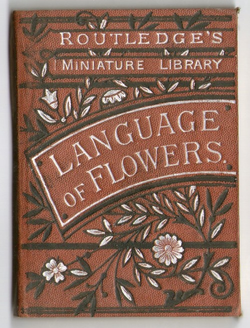 michaelmoonsbookshop:Routledge’s Miniature Library - Language of Flowers c1880Peach Blossom = I am y