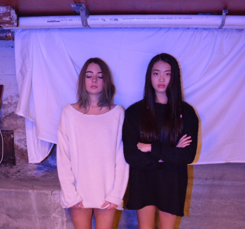 cayladean:  Studio 1/27/14 Sarah & Cayla 