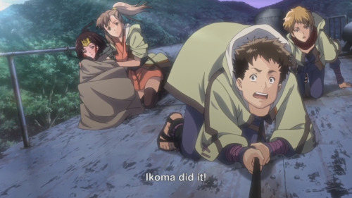 Literally crying because “Koutetsujou no kabaneri” is so freaking GOOD! All those action