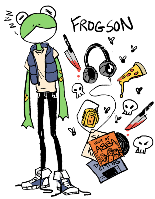 I made a frogsona for my son @gazpins