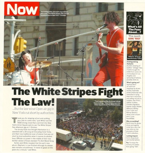 The White Stripes- Q Magazine- 2002