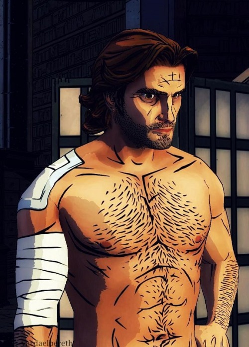 vardaelbereth:Alright just have some shirtless sexy Bigby (✿◠‿◠)