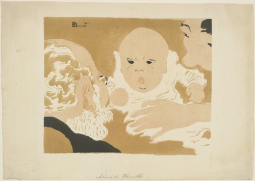 Family Scene (Scène de famille), Pierre Bonnard, 1892, MoMA: Drawings and PrintsAcquired through the