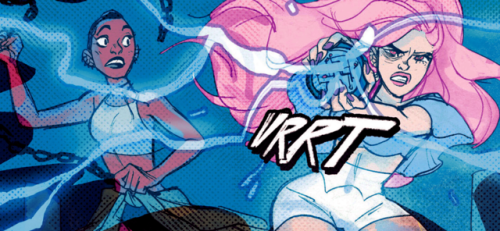 comicslesbian: femslash february ❤ day twenty-three ❤ domino/lola (motor crush) just like old times