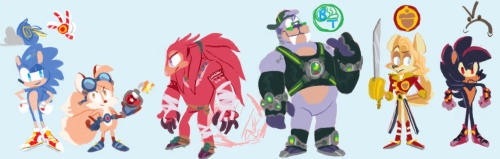 sonicysuchillydog:sugaroboogarysdoodleblg:some sonic redesigns I did and am quite proud of somehowar