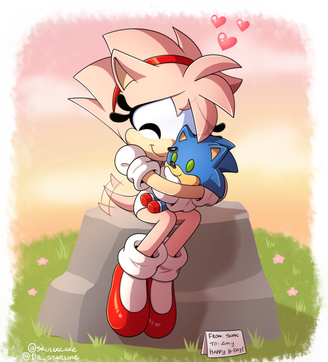 Sonic and Rosy ~SonAmy~ Finished! by SonicFanJ on DeviantArt