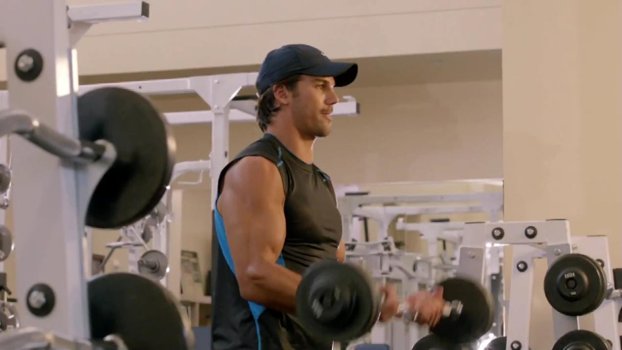 Eric Decker, Denver Broncos screen caps from Proactiv ad