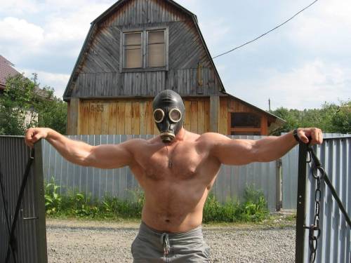 massivemusclebears:  Take me into your dungeon barn and do very unspeakable things to me.  Sexy as hell, but how’s he gonna spit on me?