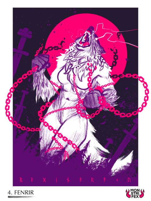The Gods Feared Fenrir’s Strength, So They Bound The Great Wolf With Magical Chains. When Ragnarok
