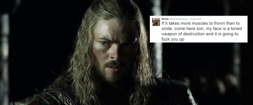 swaglexander-the-great:Eomer + Eomer Tweets from EomerHorseLord 1/3