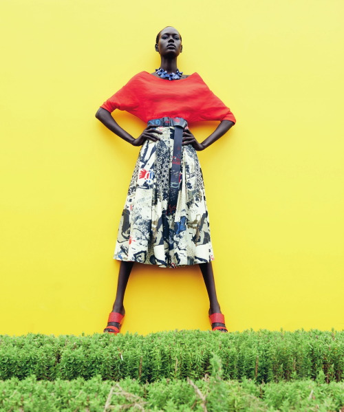 hellyeahblackmodels:“Mixed Message” - Neiman Marcus March 2015