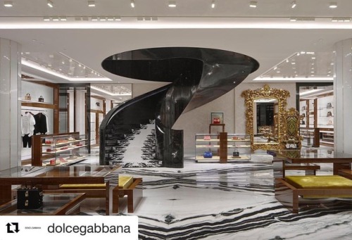 #Repost @dolcegabbana (@get_repost)・・・Follow the traces of the elegant black and white marble, and c