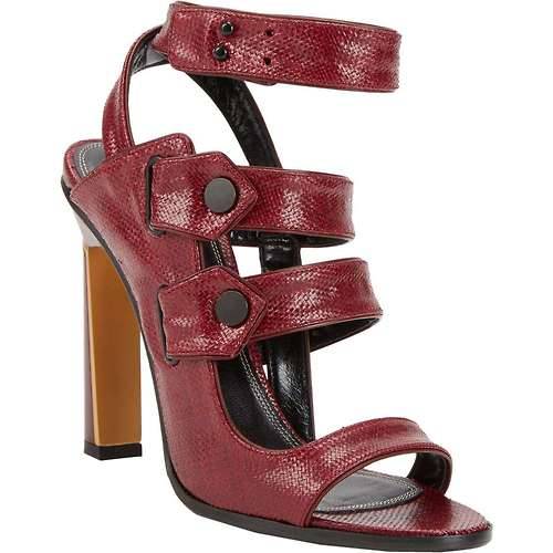 High Heels Blog Beatrice Triple-Band SandalSearch for more Shoes by Derek Lam on… via Tumblr