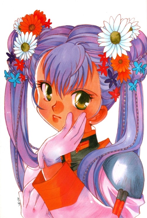animarchive:      Martian Successor Nadesico  by Muttri Moony (Hello World - Animations Collection, 1998)   
