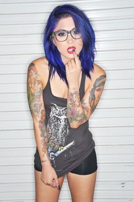 inked-girls-all-day:  Gerra Bella