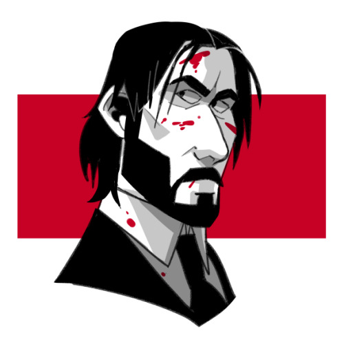 siins:i saw john wick 3 today and uhhhh it was rly good so… i did a quick doodlie