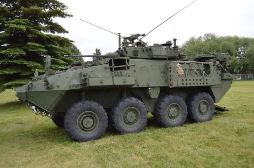 APC from Komatsu (IWAC)A prototype demonstrator of a wheeled armored personnel carrier AMVXP Finnish