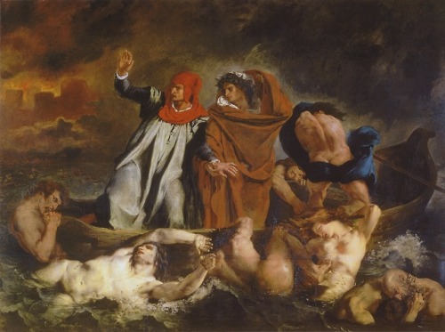 The Barque of Dante, Eugène Delacroix, 1822