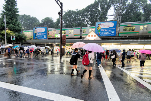 tokyo-fashion:  Rainy night tonight on Takeshita adult photos