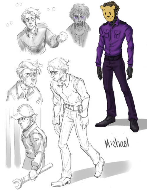 Some Michael sketches (and a couple of William).