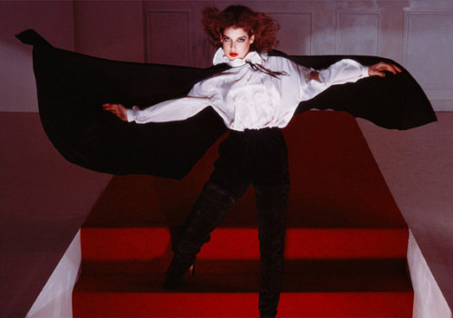 kitsunetsuki:  Guy Bourdin - Nicolle Meyer in