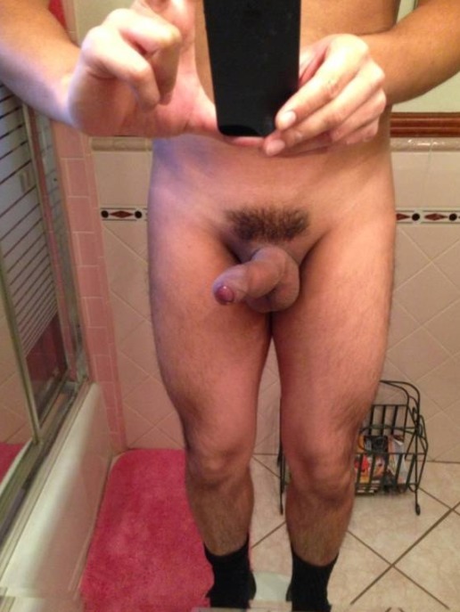 gayswithiphones:  Uncut Latino Cock