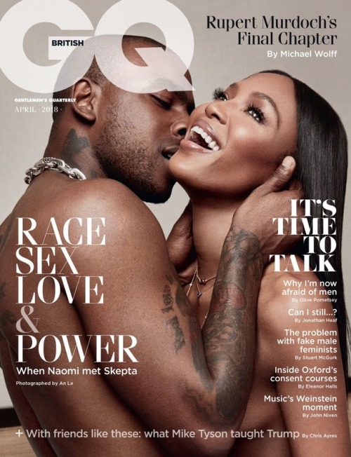 naomihitme: Naomi Campbell and Skepta photographed by An Le for British GQ’s April 2018 issue