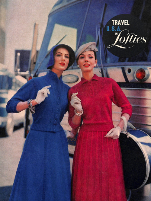 1957 Lawrence Knitwear ad.