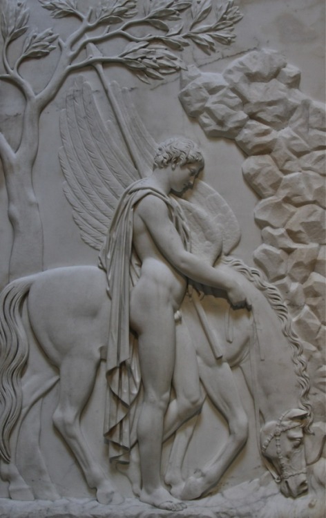 worldofmythology: Julius Troschel | Bellerophon and Pegasus - 1840/50