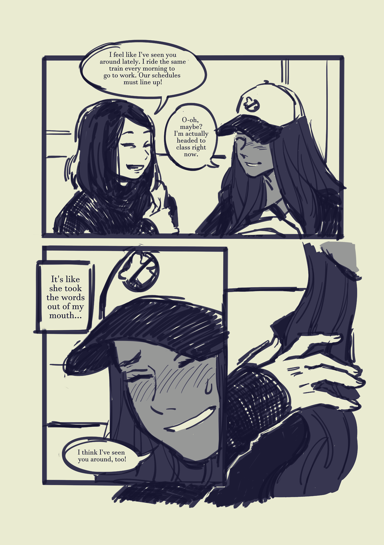 raitoskitchen: HOPELESS ROMANTIC 🦇💕My comic from last Halloween :^) Please