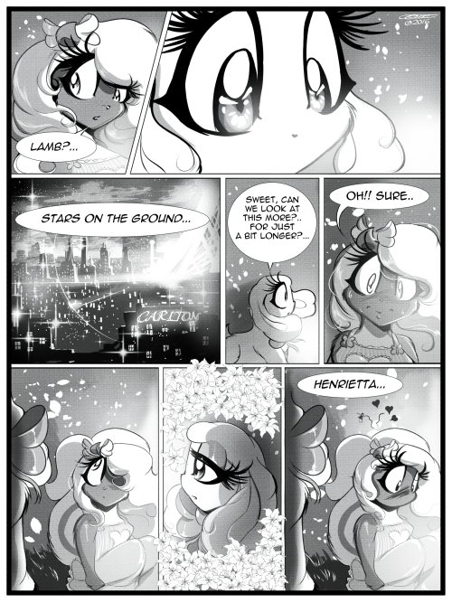 henriettalamb: ✧READ HENRIETTA LAMB FROM THE BEGINNING✧ ✧Newest Update✧ ✧DeviantART✧  Episode 2, Page 46 & 47 ~(Please do not remove captions, and if you like, please feel free to reblog! ^w^)~ The last pages of the issue! I will be taking