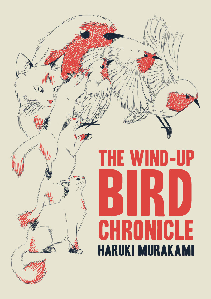 vintageanchorbooks:  Haruki Murakami inspires some pretty great fan art. 