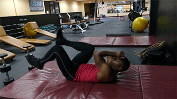 redwoodgym:  Done up my core today for a change with some body weight workouts. Not