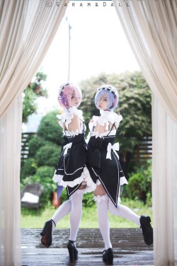 cosplay-soul:  Ram & Rem | Re:Zero kara