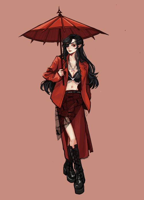 fem!huacheng in an outfit from twitter