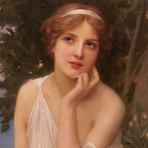 die-rosastrasse:  Favourite artists: woman portraits 2.  Charles-Amable Lenoir 