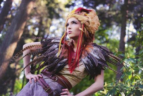  ✶ Imperator Pidgeosa ✶ This is still one of my favorite wigs!  Constructed from two bases from Arda