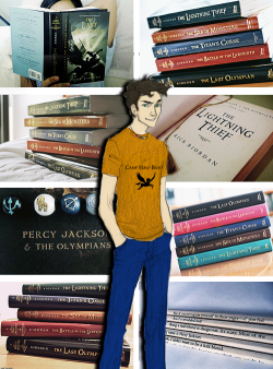 terushimasyuuji:  Favourite Things ♔ Day 1: Favourite book series  ⇢ Percy Jackson and the Olympians A hero can go anywhere, challenge anyone, as long as he has the nerve. 