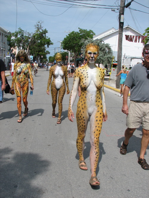 fantasyfest:   See thousand of my photos at my Flickr account. http://www.flickr.com/photos/leester/sets Fantasy Fest Key West art breast boobs nude topless exhibitionist female girls women lingerie nipples outdoor public pussy tits fun Leester 