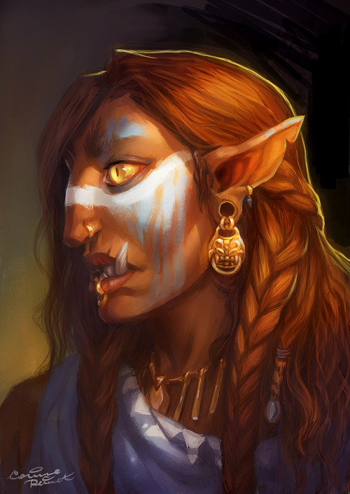 calonarang: Finished her!  An orc princess ~