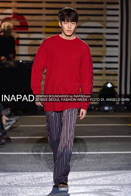 kim woobin for sewing boundaries ss16 @ seoul fashion week cr : INAPAD