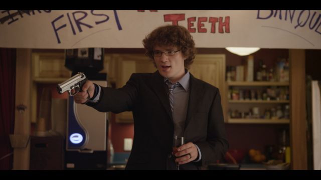 boo-mgoestherynamite:  Ten Little Roosters Michael with a gun Ryan in a suit Holy