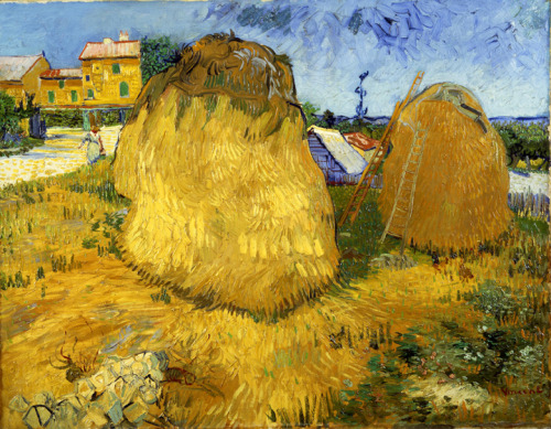 The Harvest and Grain Sheaves in Provence -  Vincent van Gogh 1888Post-impressionism Kröll