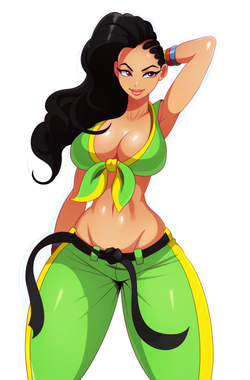caliburwarrior:  Street Fighter V Laura Pixiv Artwork Colors Orignal artwork made by ss2 