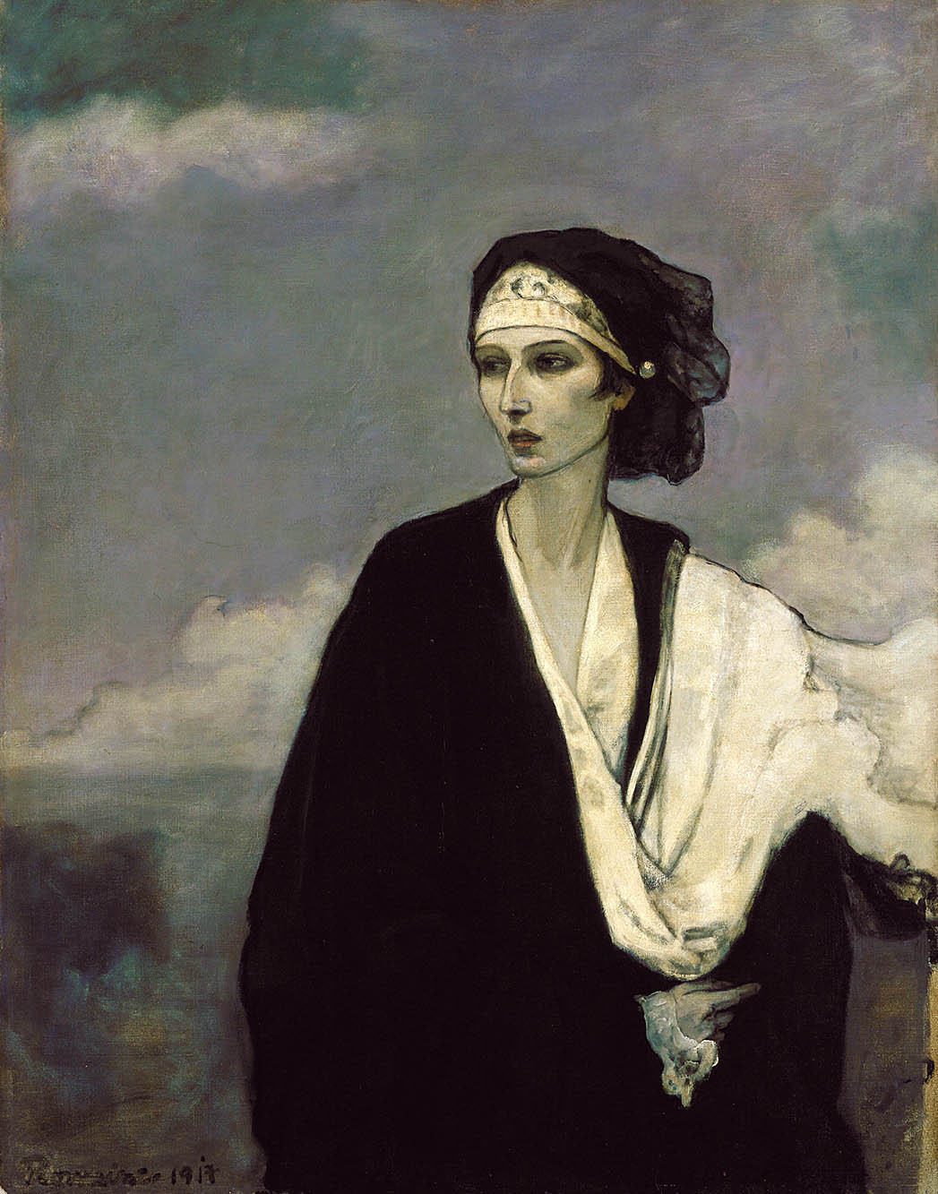 inadaonfire:jeannepompadour:Ida Rubinstein by Romaine Brooks,1917