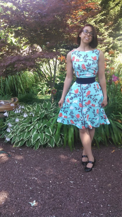 I do like the way she dresses. straitlaceddame:  Our week away in the Garden State was a much-apprec