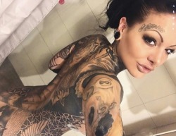 tattoogirls2:  HOTTER then HELL –&gt; http://tattoogirls2.tumblr.com/ posting here NON adult pics only !!! want more sexy follow –&gt; http://essesays.tumblr.com #tattoo #tatted #tatts #inked