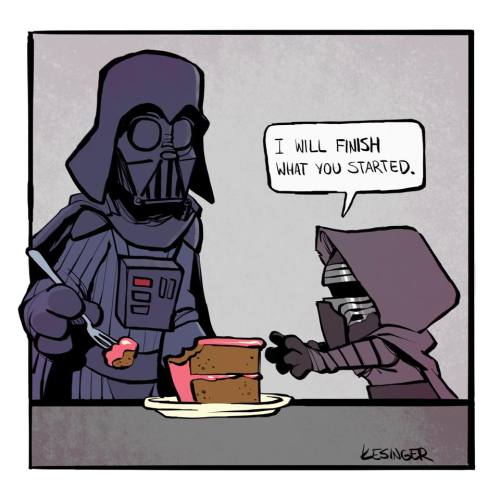 xombiedirge:    Star Wars/Calvin and Hobbes Mash ups by Brian Kesinger   