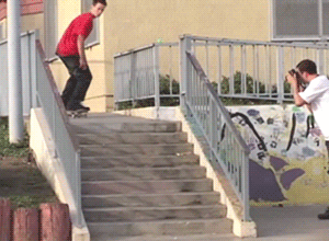 betterskatethannever:  staypissed:  Scott Kane - Switch heelflip noseslide  dude was seriously ahead of his time 