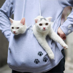 uniquetigerface: How cute is this Cat Pocket